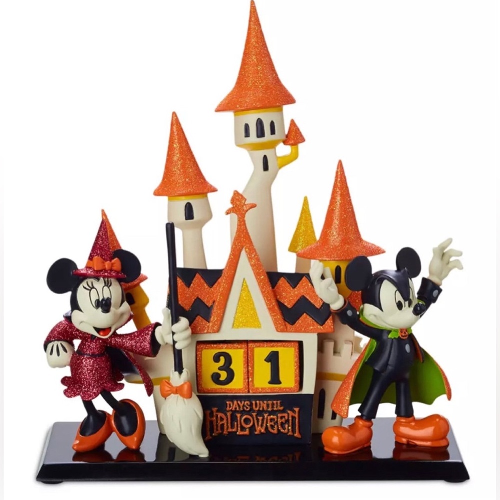 Retired Disney Parks Mickey and Minnie Mouse 2018 Halloween Countdown Calendar